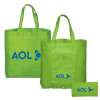 NW4733-FOLDING NON WOVEN TOTE-Lime Green